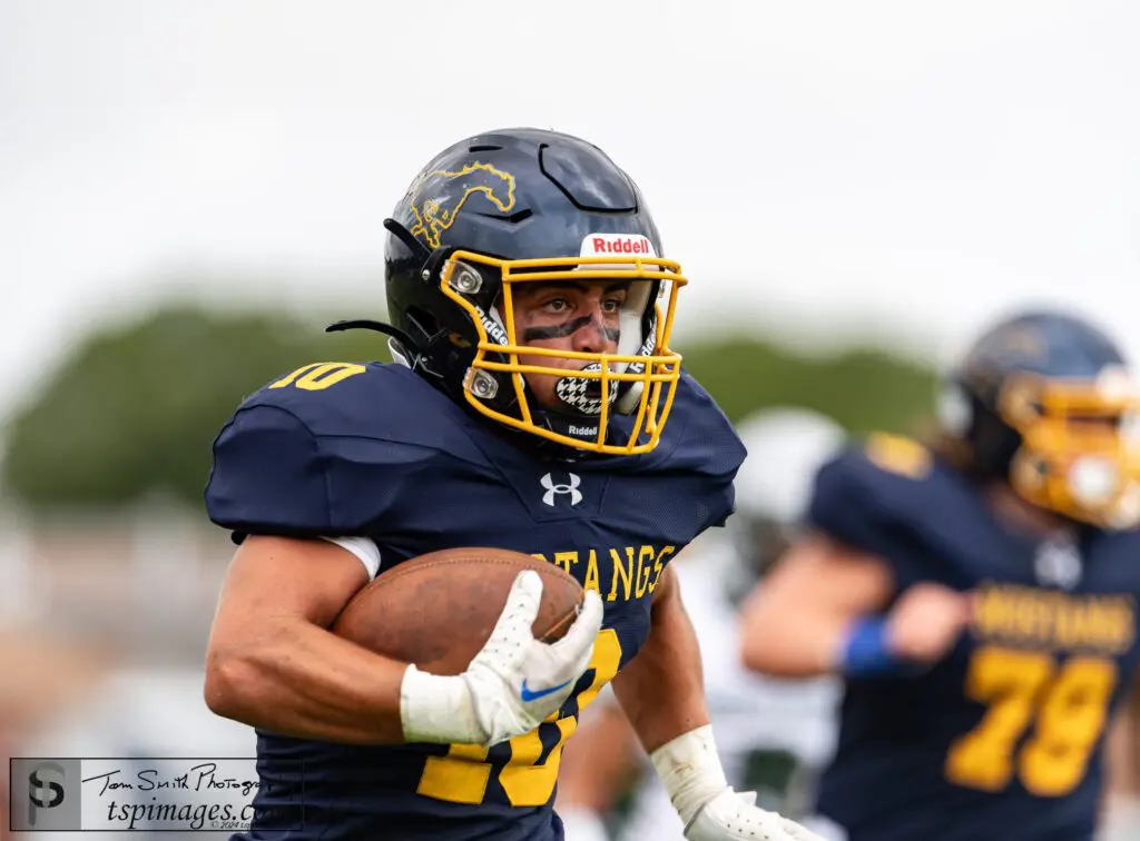 Marlboro senior Christian LaFonte ran for a career-high 214 yards and 3 TDs in the season opener. (Photo by Tom Smith/tspsportsimages.com)
