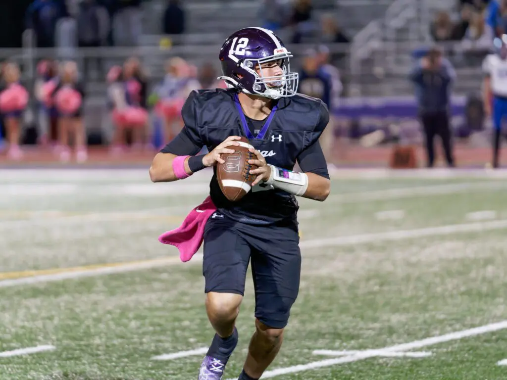 Rumson-Fair Haven senior quarterback Owen O'Toole. (Bob Badders | rpbphotography.com).