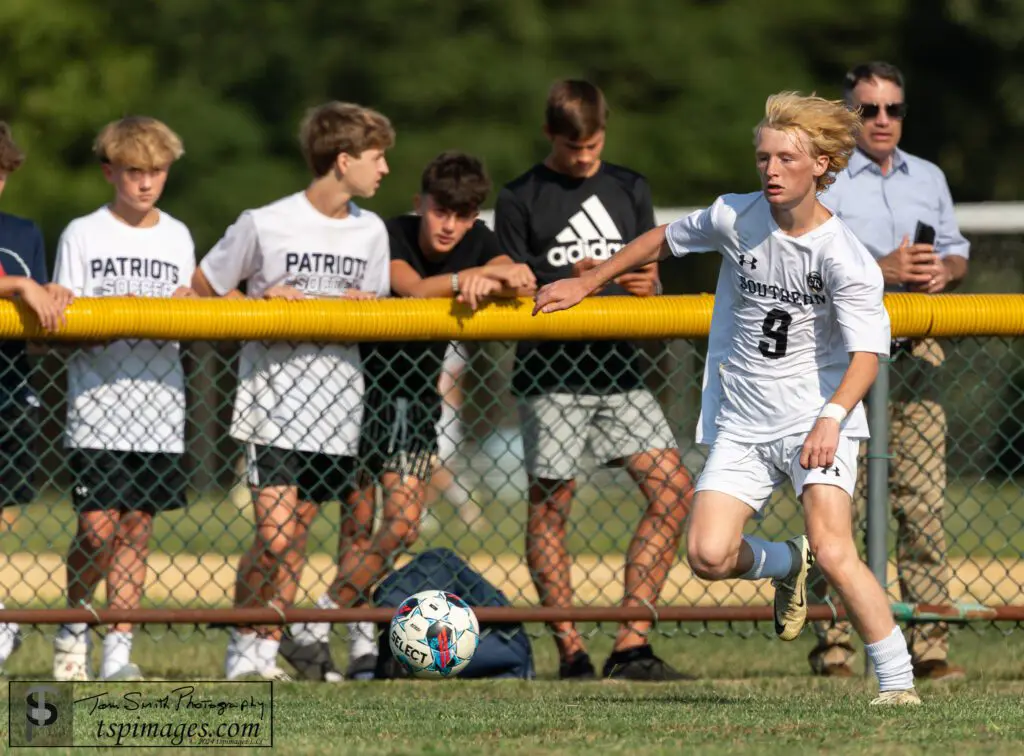 Southern junior Brody Nacarlo during the Freehold Township vs. Southern Shore Conference Soccer Match at Freehold Township HS in Freehold, NJ. 9/4/24  Photo Credit: Tom Smith | tspsportsimages.com