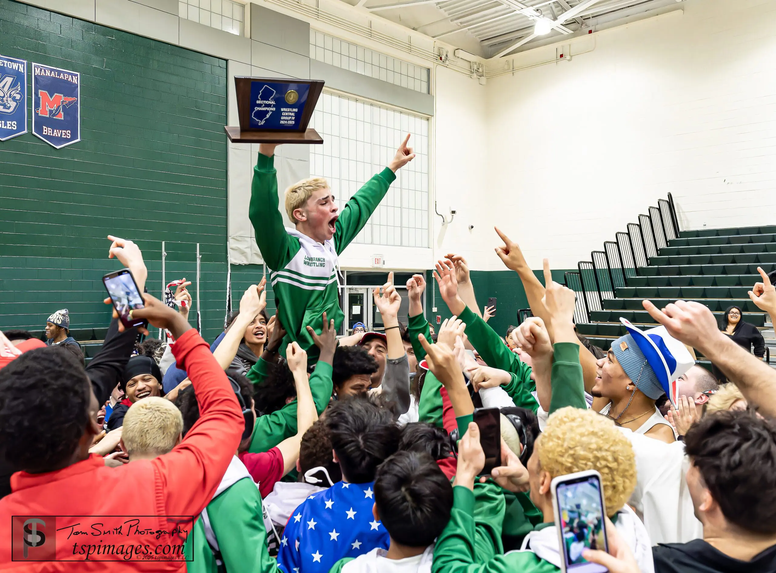 Long Branch wrestling 2025 Central Jersey Group 4 champions - Shore Sports Insider Photo credit: Tom Smith | tspsportsimages.com - Long Branch wrestling 2025 Central Jersey Group 4 champions