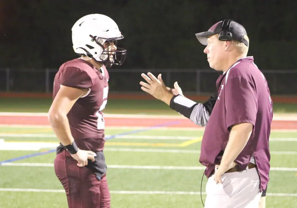 Red Bank football coach Shane Fallon (Photo by Steve Meyer)