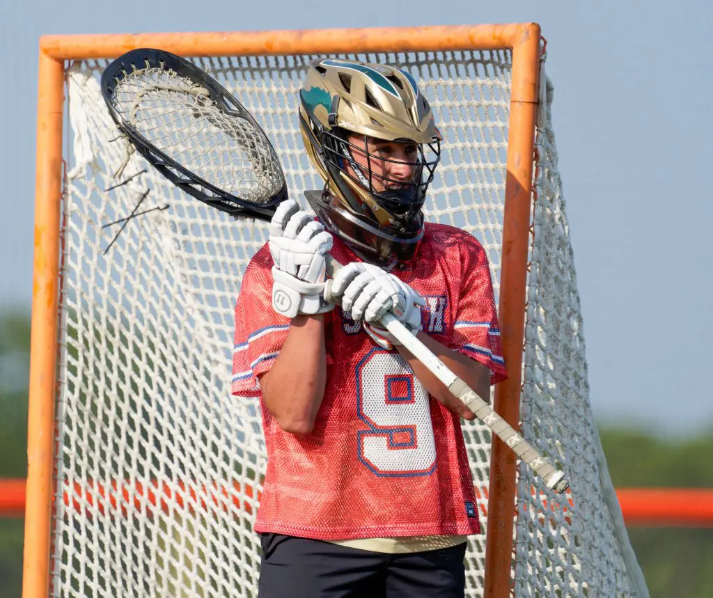 Shore Conference Boys Lacrosse Senior All-Star Game, June 12, 2025 - Shore Sports Insider Brick Memorial goalie Matt Hillin. (Bob Badders | rpbphotography.com) - Shore Conference Boys Lacrosse Senior All-Star Game, June 12, 2025
